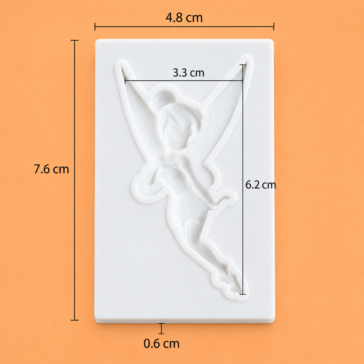 Molde Silicona Hada Campanita Para Tortas Fondant SKU R-059