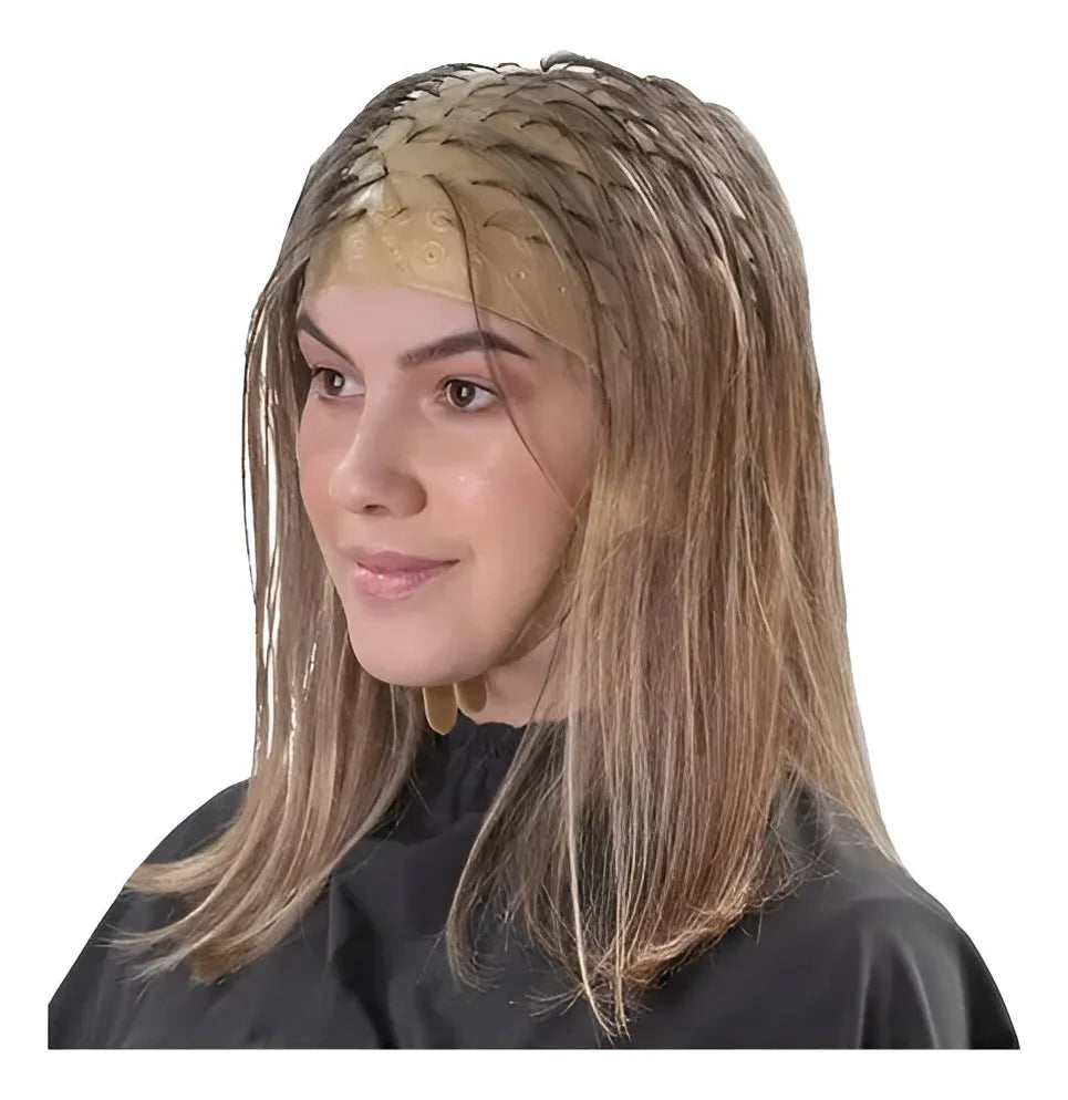 Gorra Profesional De Silicona Para Mechas Ideal Peluqueria fede adelante 09