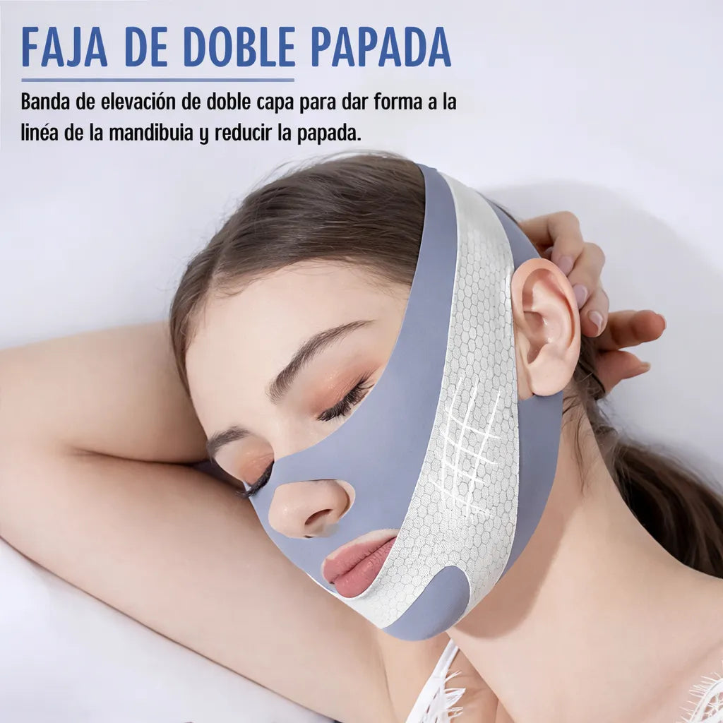 Mascara Facil Anti Papada Lifting Facial Delinea Mandibula fede adelant 12