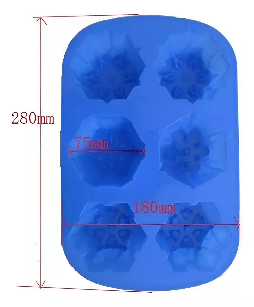 Molde de silicona forma Copo Nieve