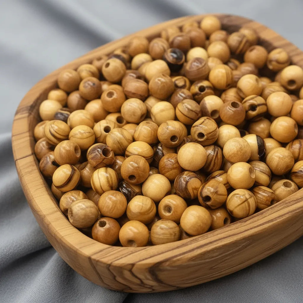 Cuentas De Madera 10mm 200u Collares Adornos Manualidades