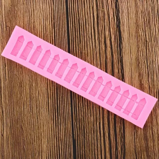 Set 2 Moldes Silicona Cerco Granja Animales Antiadherente R-007