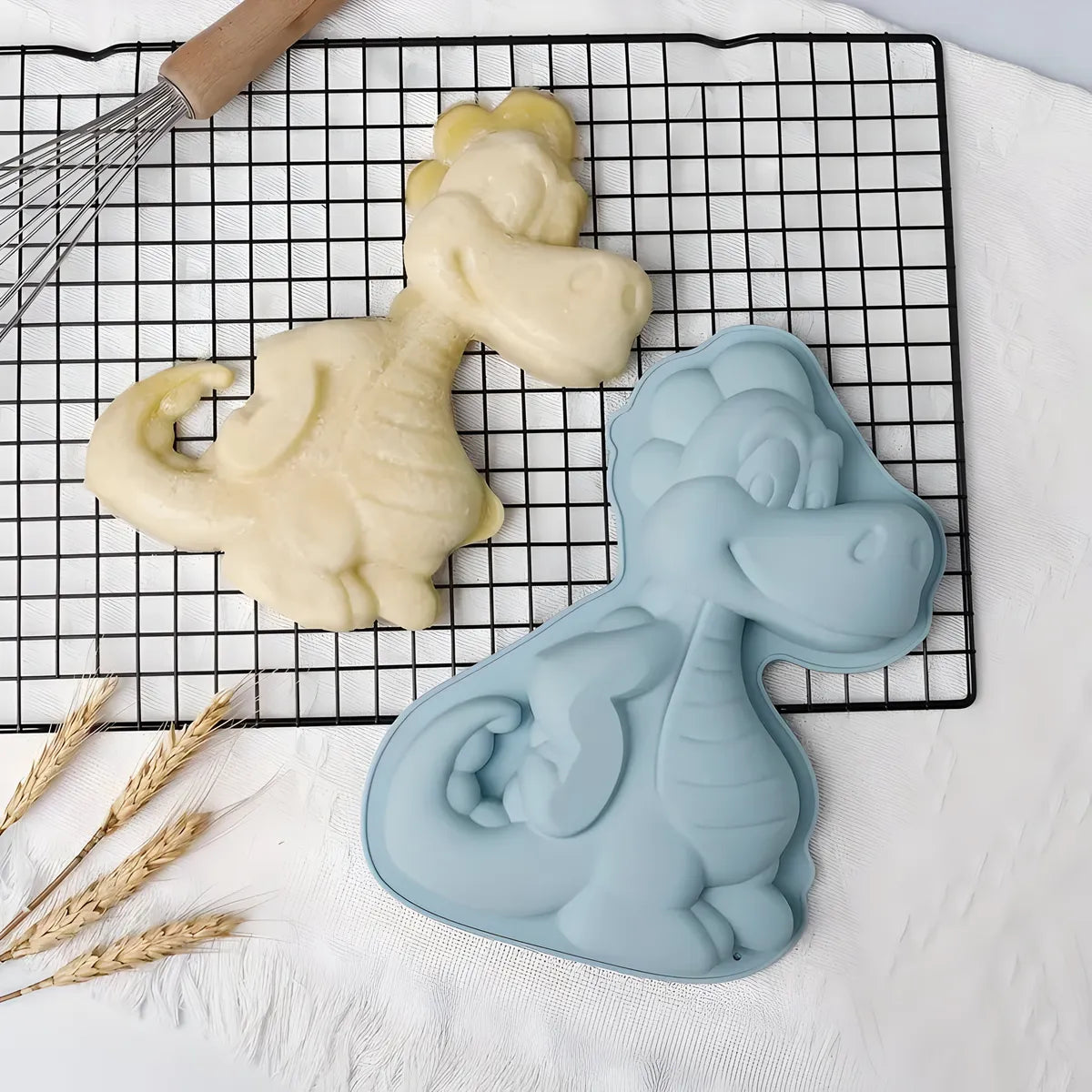 Molde Silicona Dinosaurio Ideal Tortas Cumpleaños Decoracion