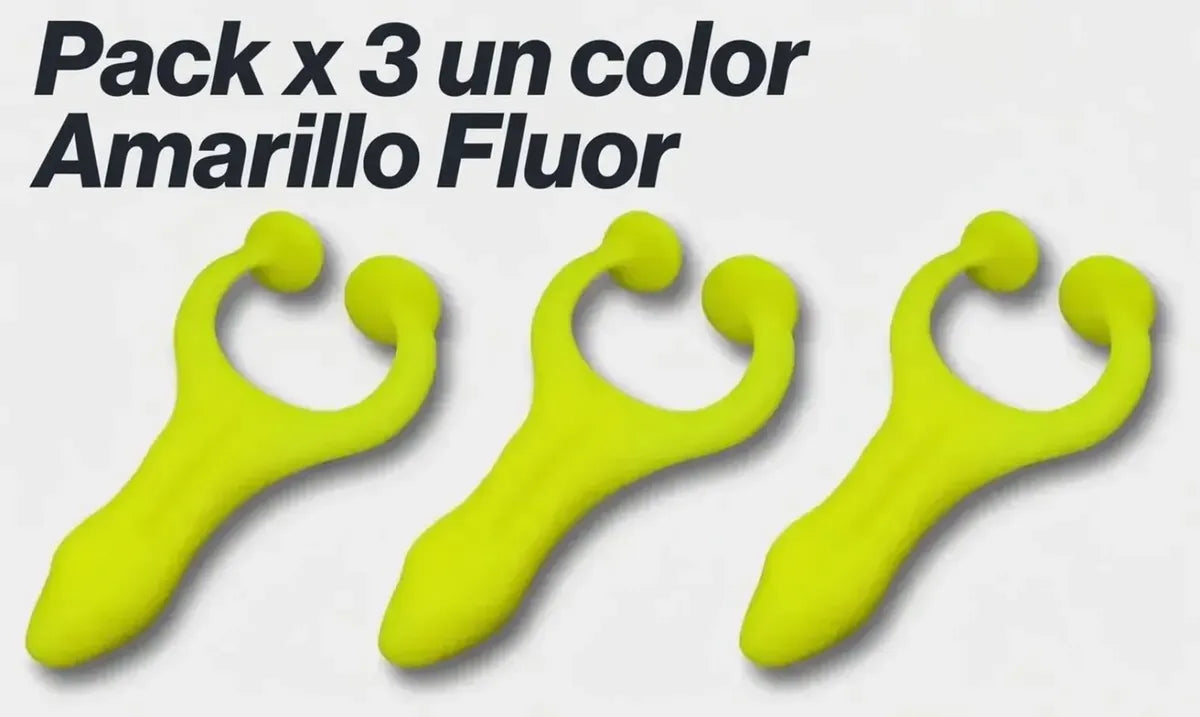 Señuelo Rana Elastico 3u Anti Enganche Pesca Trucha Silicona