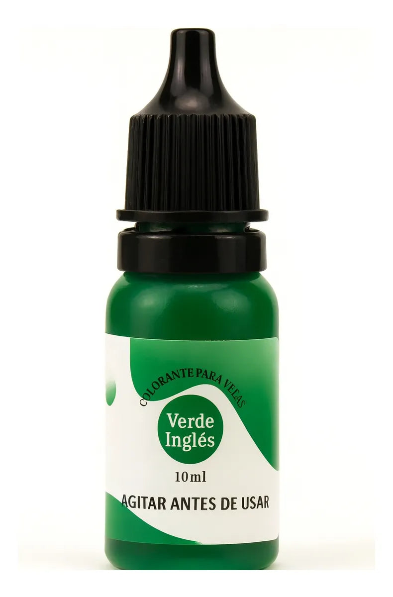 Colorante Concentrado Velas Aromatica 10ml Verde Ingles
