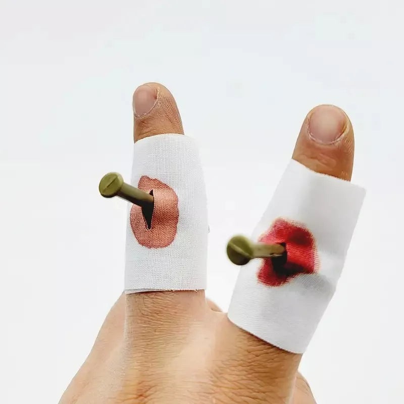 Dedo Con Clavo Falso Ideal Broma Halloween Casa Chascos 1 un