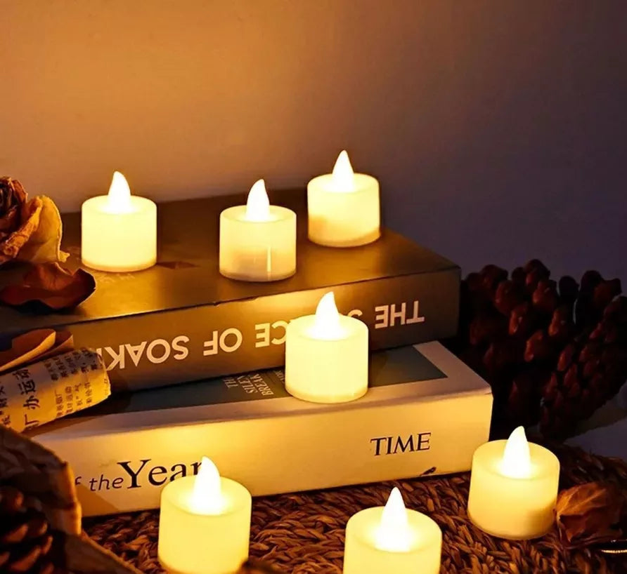 Velas Velitas Led Con Pilas Incluidas Pack 24 Unidades