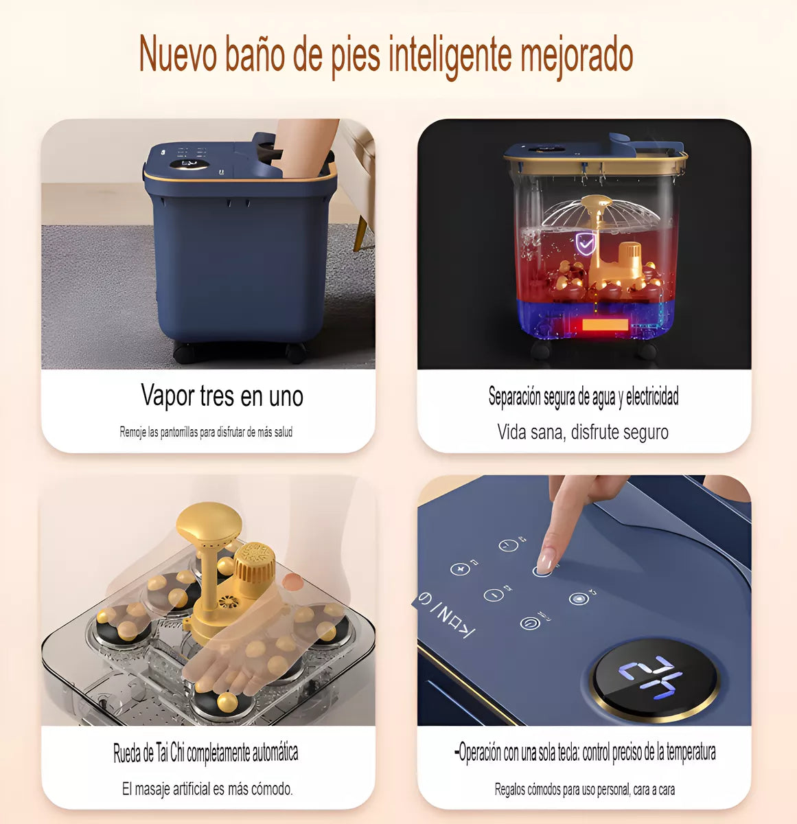 Maquina Para Masajes De Pie Profesional Control Temperatura