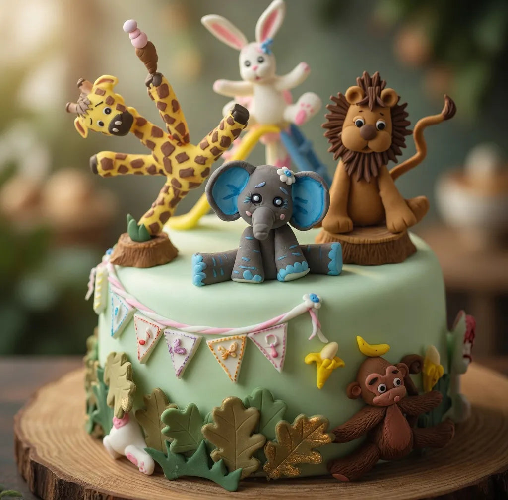 Molde Silicona Leon Carita Animales Ideal Decoracion Tortas R-020