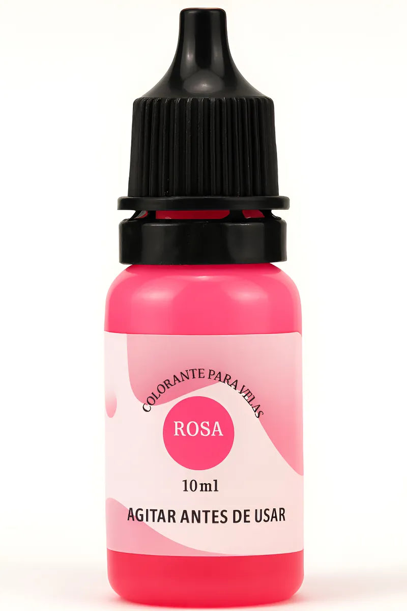 Colorante Concentrado Velas Aromatica Jabones 10ml Rosa