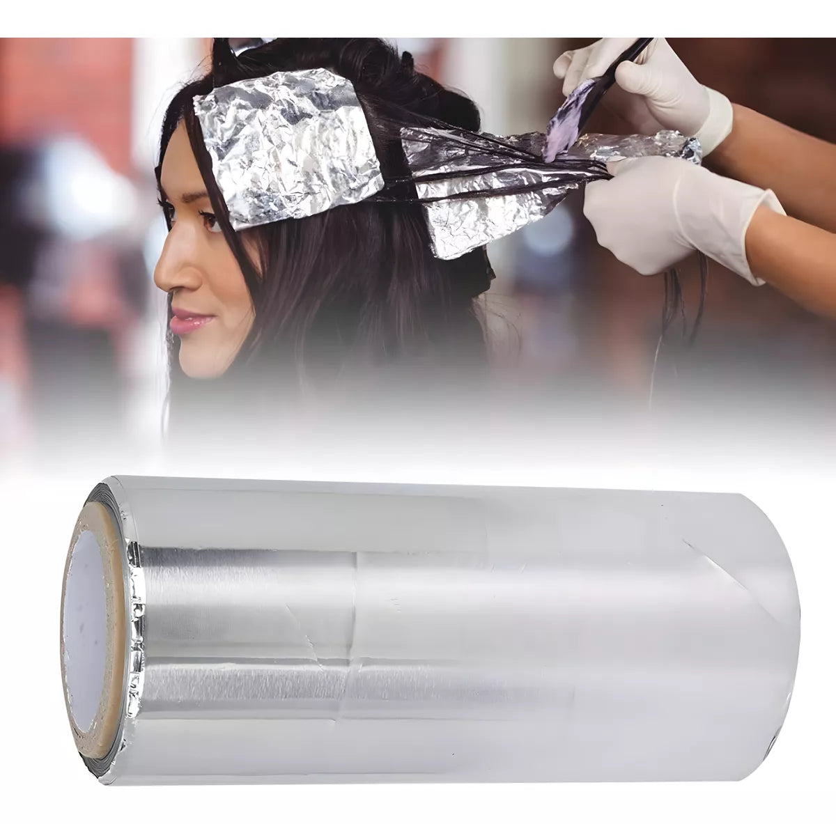 Papel Aluminio Profesional Para Mechas Peluqueria 50mt 12cm