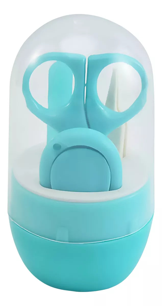 Set De Cuidado Cortaúñas Lima Tijera Pinza Para Uña Bebé