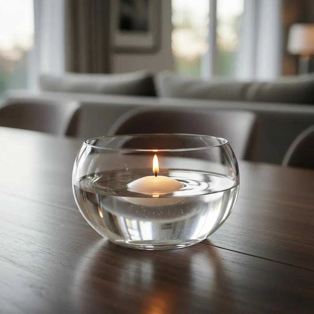 Velas Flotantes Blancas pack x 24 unidades
