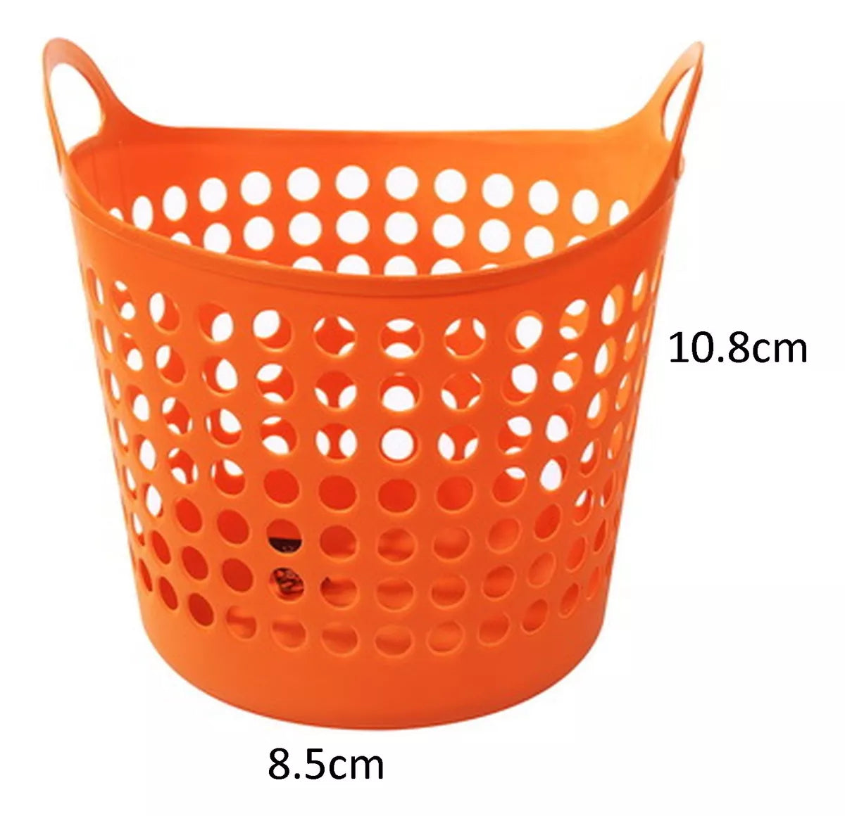 Canastita Plastica Souvenir Sorpresitas Multiuso X 10 Un Naranja