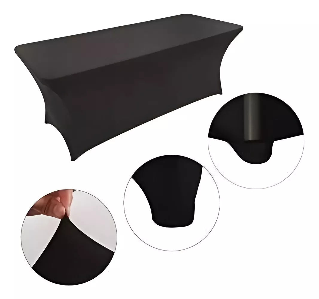 Funda Para Mesa Rectangular 180x75x74cm Ajustable Bodas FEDE-017