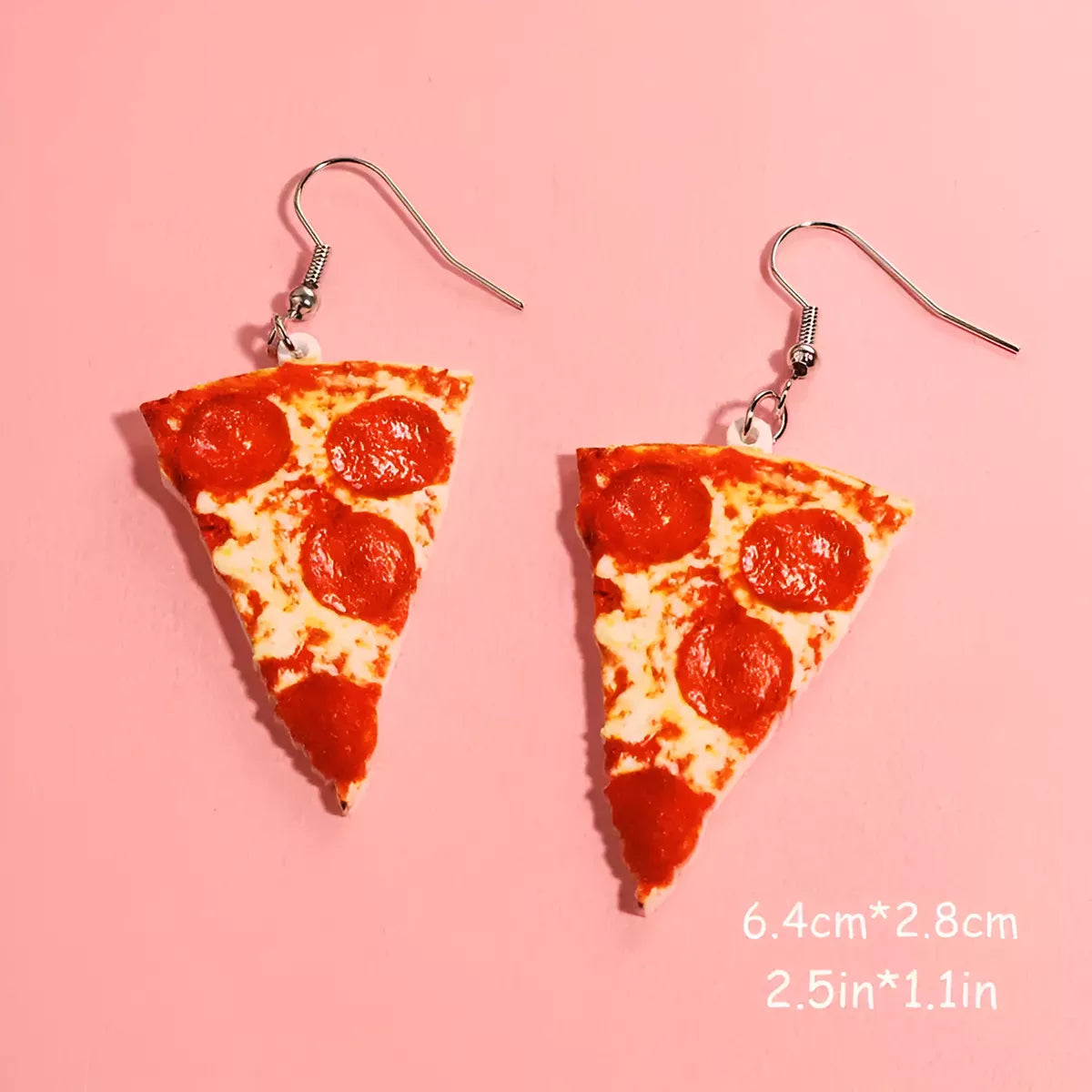 Set X2 Caravanas Forma De Pizza Con Pepperoni Halloween