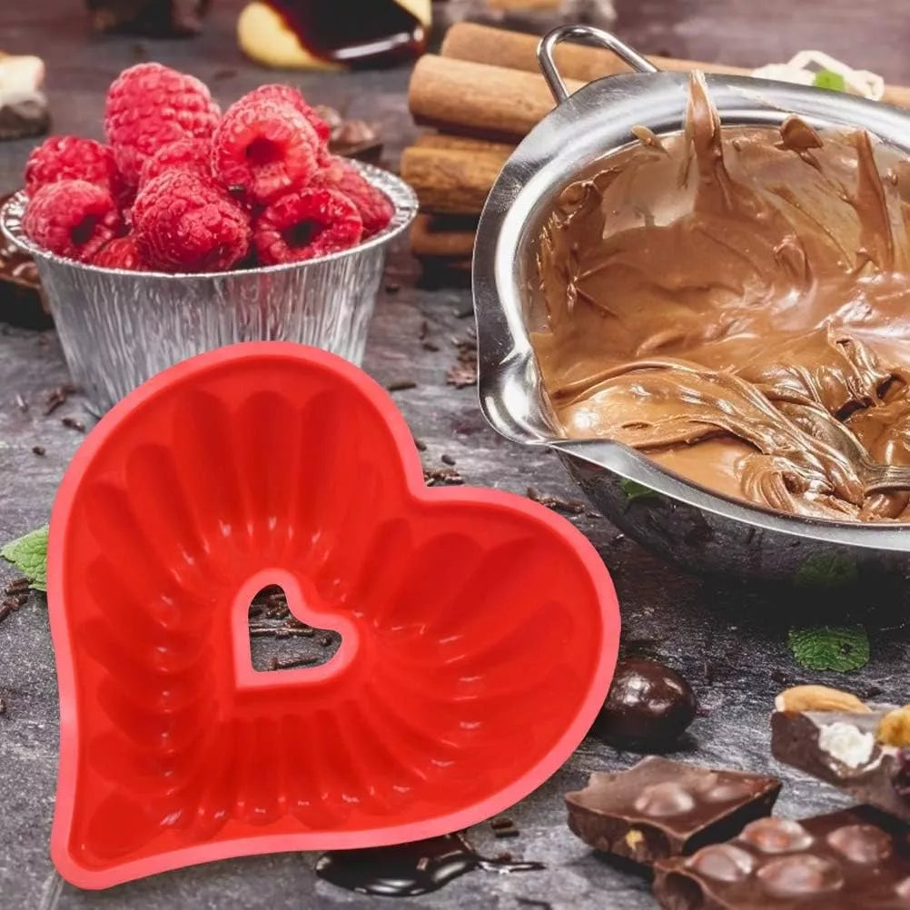 Molde De Pastel De Silicona Corazon 3d Pastel Torta