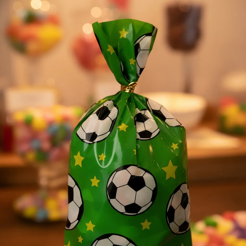 Pack De 10 Bolsas Para Sorpresitas Fútbol Ideal Souvenirs