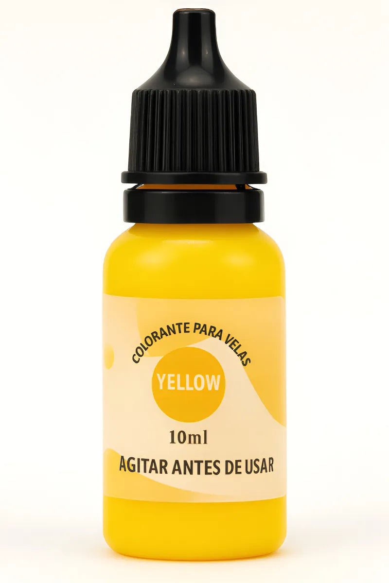 Colorante Concentrado Velas Jabones Manualidad 10ml Amarillo
