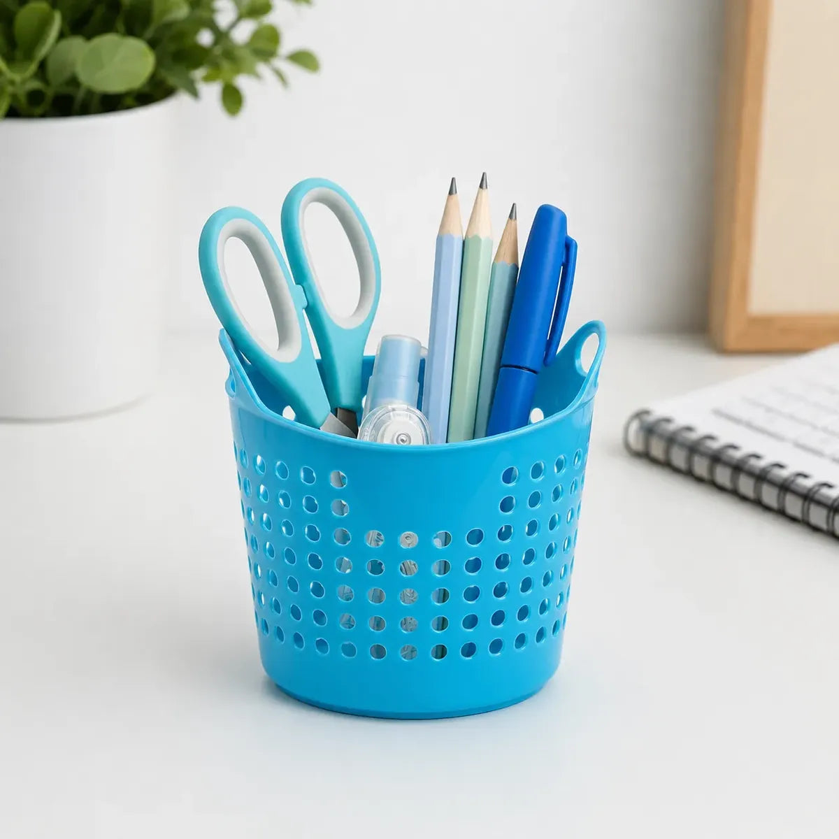 Canastita Plastica Souvenir Sorpresitas Multiuso X 10 Un Celeste
