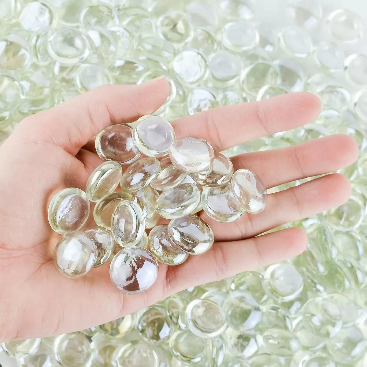 Gemas De Vidrio Para Decorar Decoracion Centros De Mesa 500g TRANSPARENTES