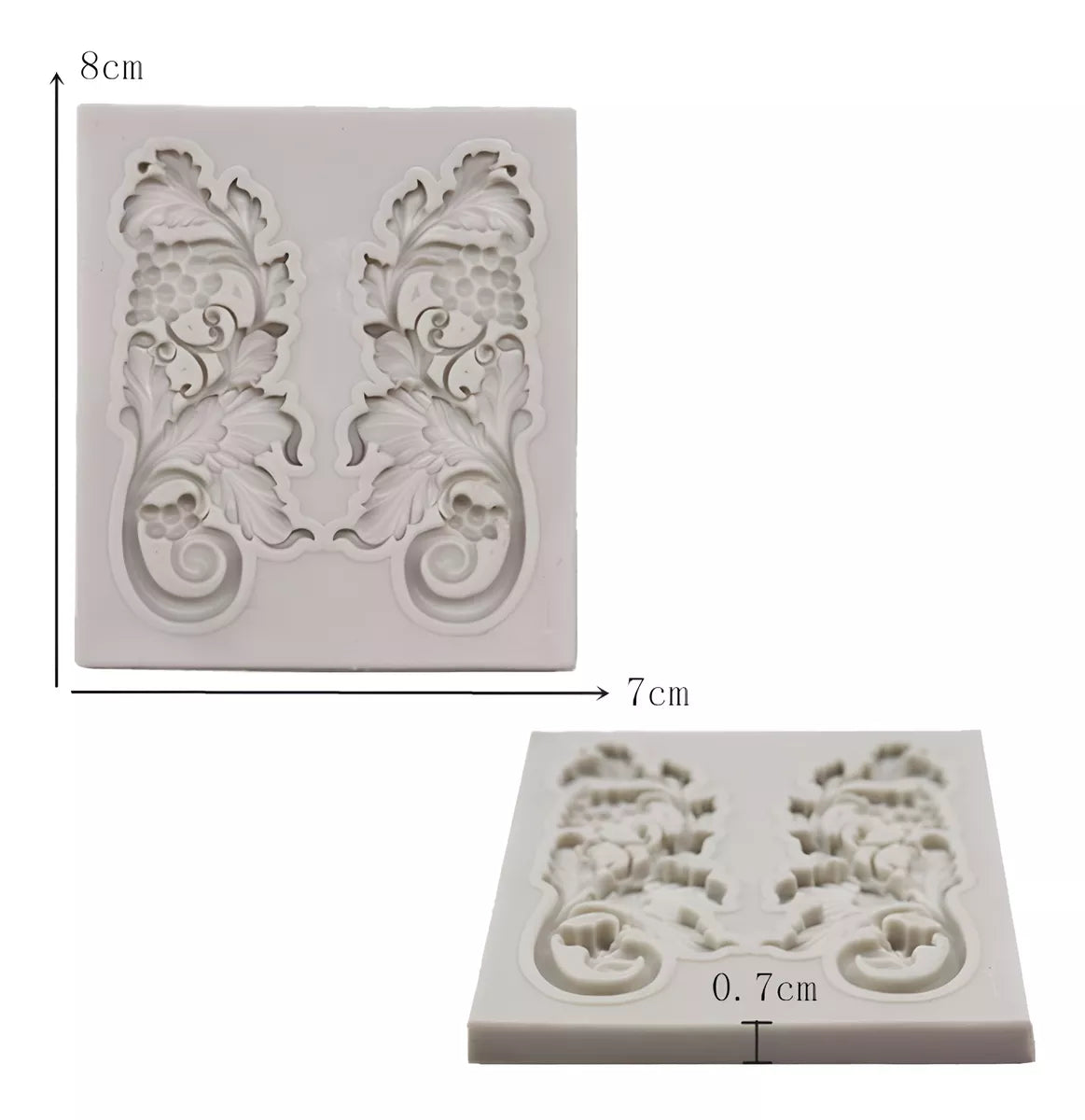 Moldes De Silicona Barroco R-059