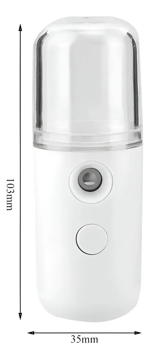 Mini Vaporizador Facial Pulverizador Recarga Usb Hidratante FEDE ADELANTE 02