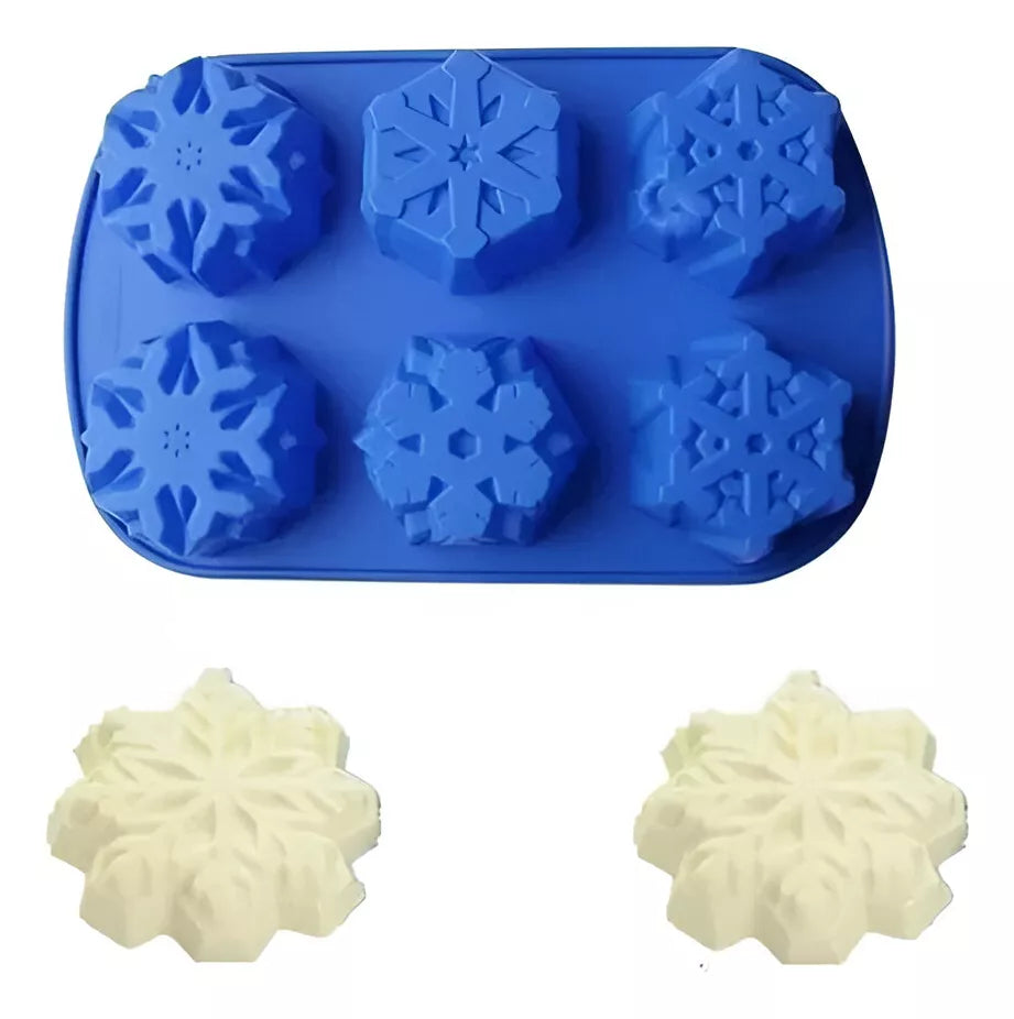 Molde de silicona forma Copo Nieve