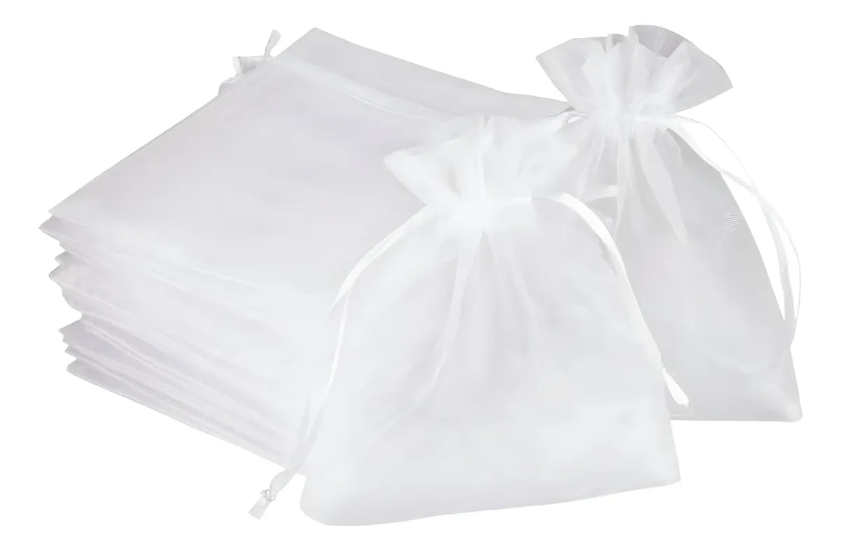 Bolsas Bolsitas De Organza Souvenirs 15x20cm X50u Sorpresita