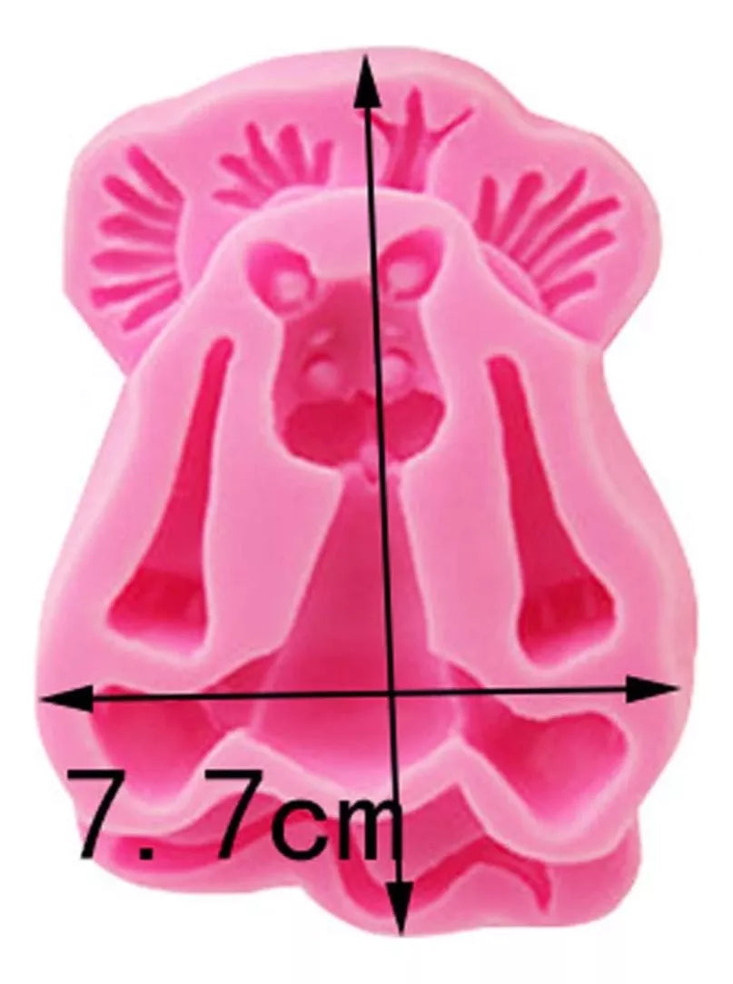 Molde Silicona Leon Carita Animales Ideal Decoracion Tortas R-020