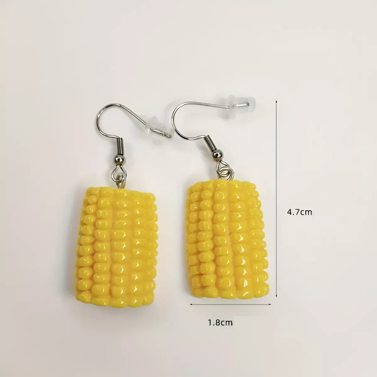 Set X2 Caravanas Forma De Choclos Maiz Pop Divertidas regalos