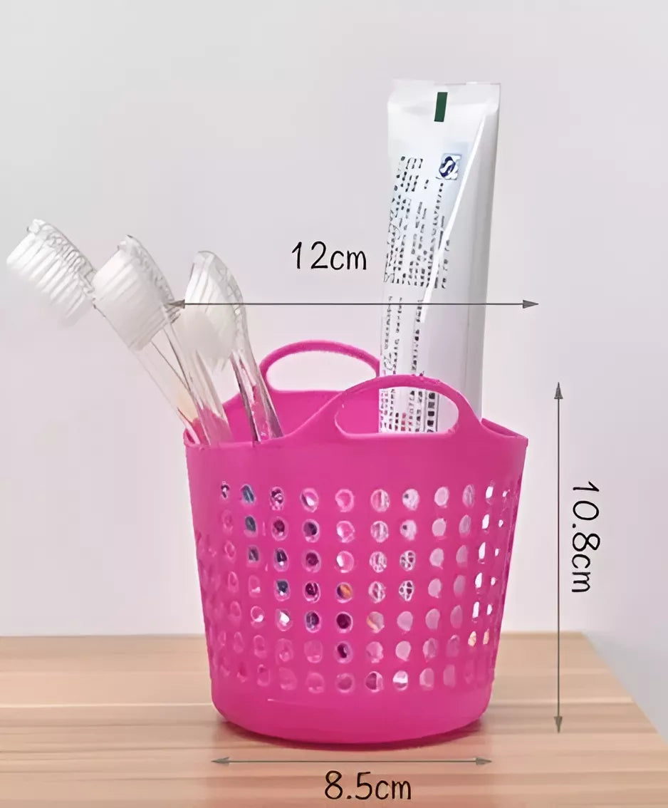 Canastita Plastica Souvenir Sorpresitas Multiuso X 10 Un Rosa