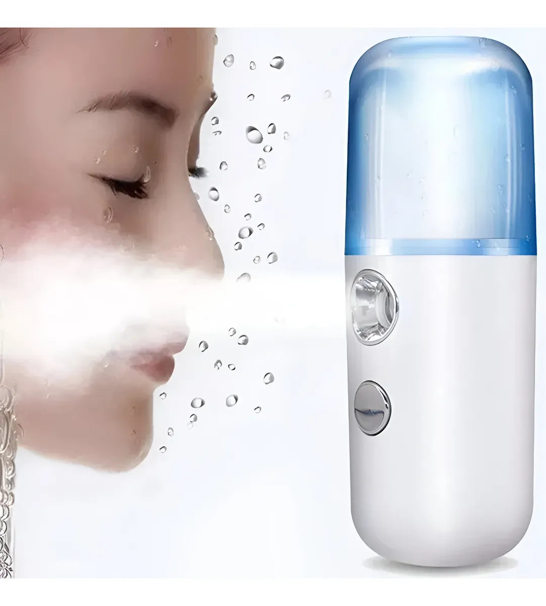 Mini Vaporizador Facial Pulverizador Recarga Usb Hidratante FEDE ADELANTE 02