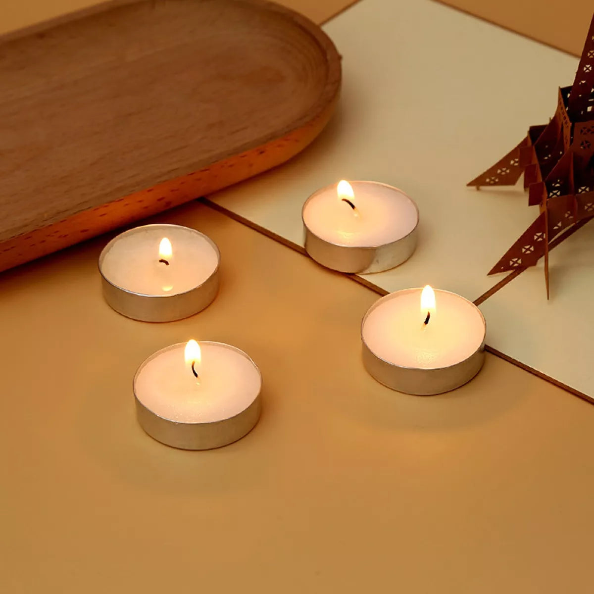 Velas Blancas Veladores Y Hornitos X100 Unidades