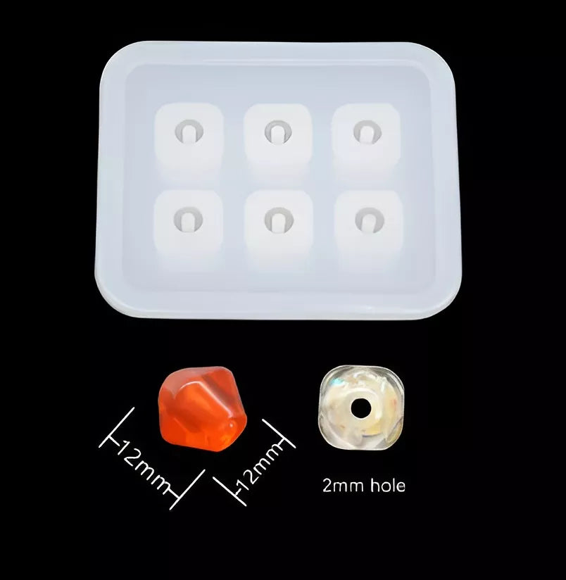 Set 2 Moldes Silicona Ideal Caravanas Llaveros Collares