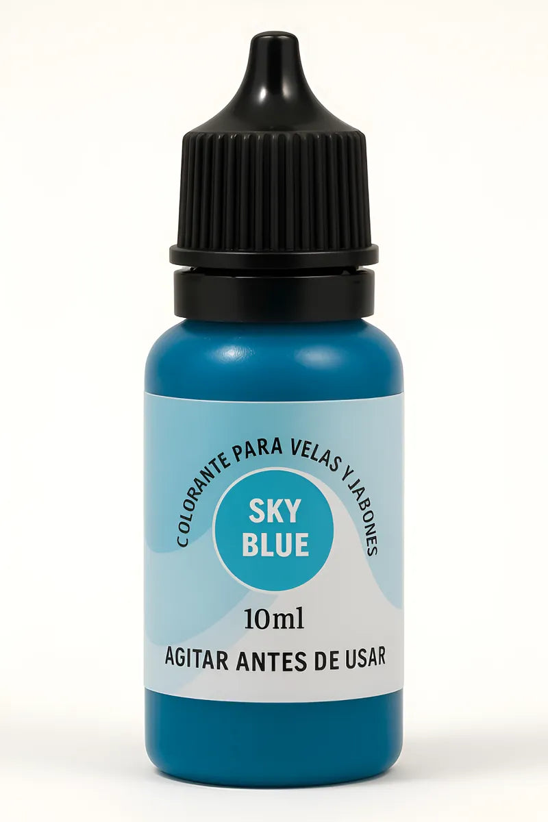 Colorante Concentrado Velas Jabones Artesanales 10ml Skyblue