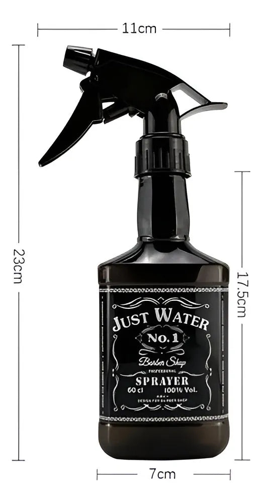 Botella Pulverizador Rociador Estilo Vintaje Barberia Insumo