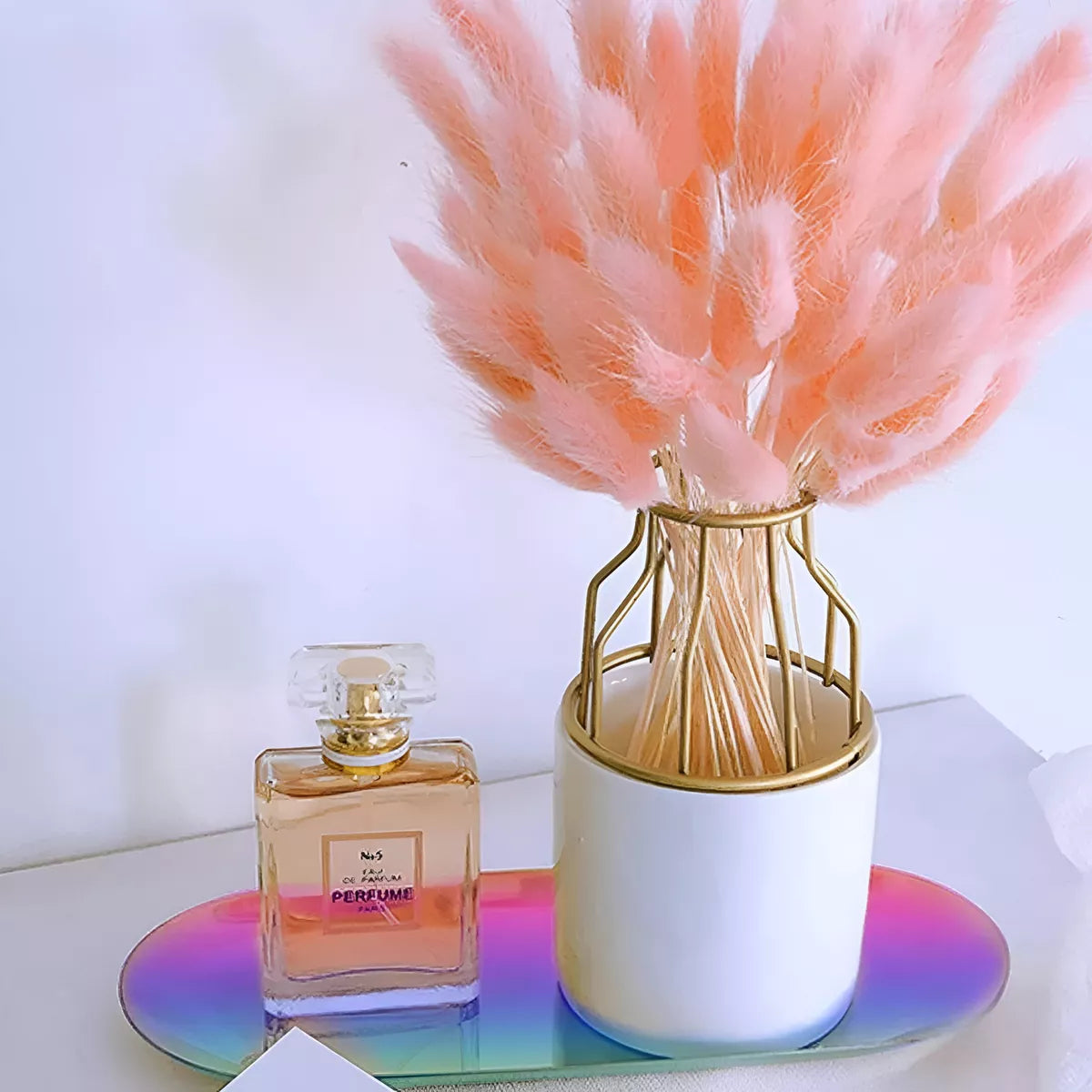 Bandeja Acero Inoxidable Alajero O Centro De Mesa Cosmeticos FEDE-010