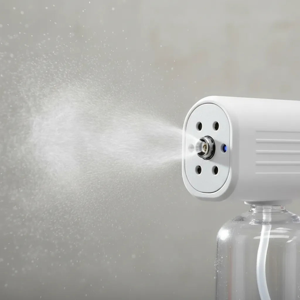 Pistola Inalambrica Desinfectante Spray Recargable Con Luz