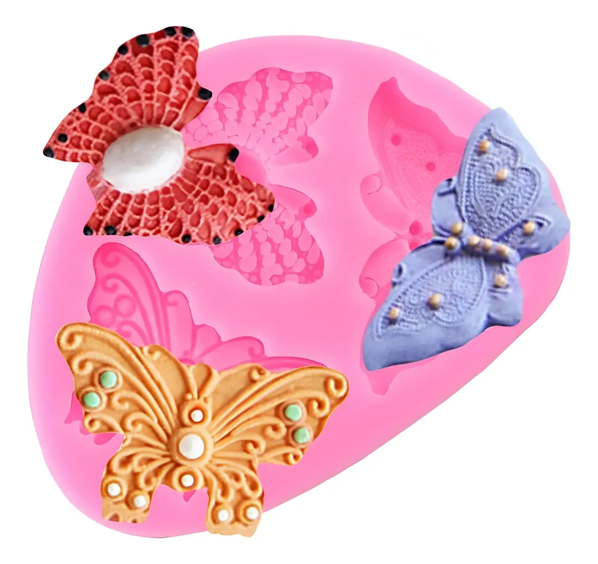 Moldes De Silicona Mariposas