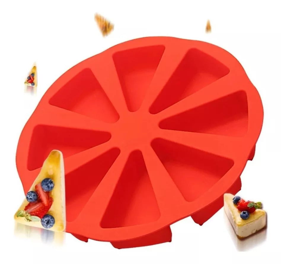 Molde De Silicona Para Hornear Tortas 8 Porciones