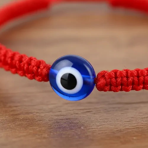 Pulsera De Hilo Rojo Con Ojo Turco 12 Unidades