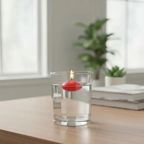Velas Flotantes Colores Pack 95 Unidades ROJAS