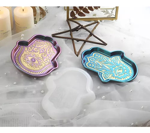 Molde De Jamsa Hamsa Mano De Fatima Silicona Antiadherente