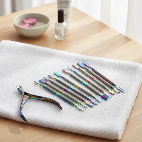 12 Piezas De Alicates Para Cutículas Y Kit De Uñas Encarnada FEDE-004
