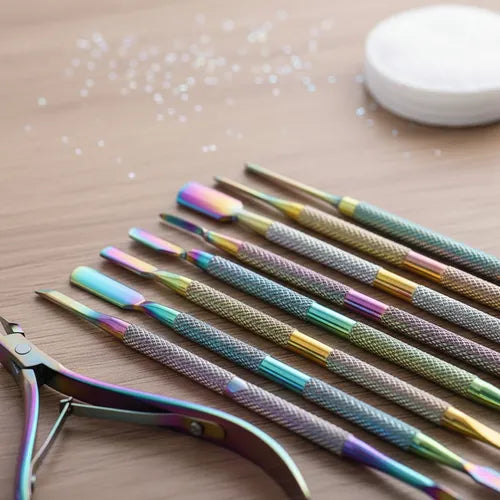 12 Piezas De Alicates Para Cutículas Y Kit De Uñas Encarnada FEDE-004