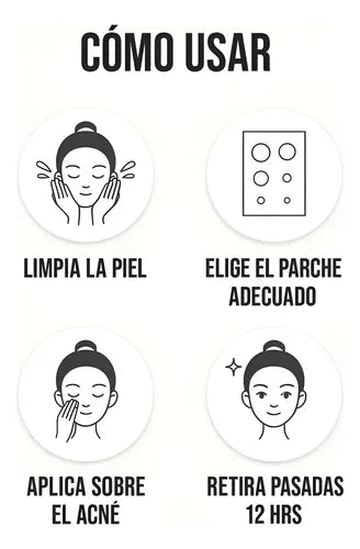 40 Parches Para Granos Hipoalargenicos A Prueba De Agua