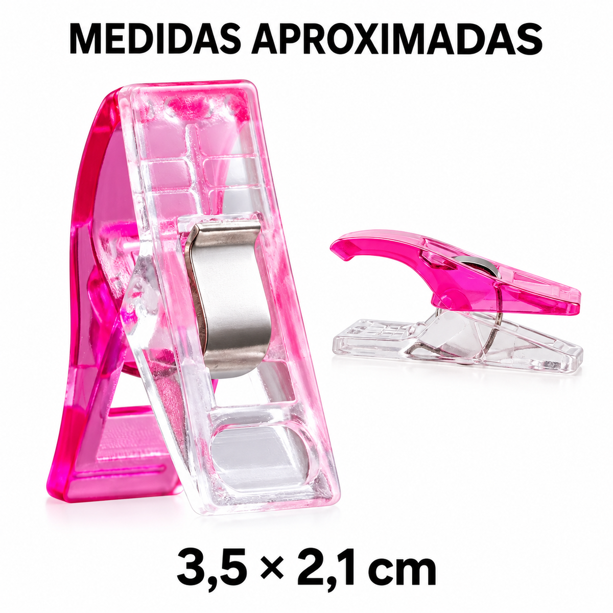Pinzas de costura en colores surtidos · Pack de 25 unidades