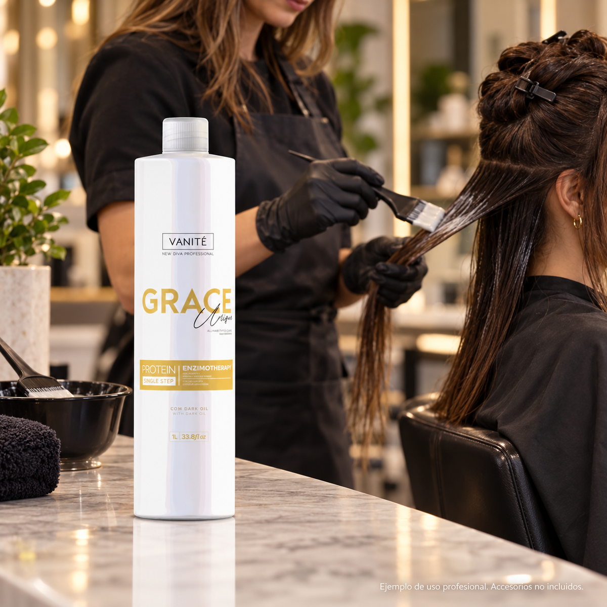 Alisado Profesional Vanité Grace Unique Enzimoterapia 1 Litro