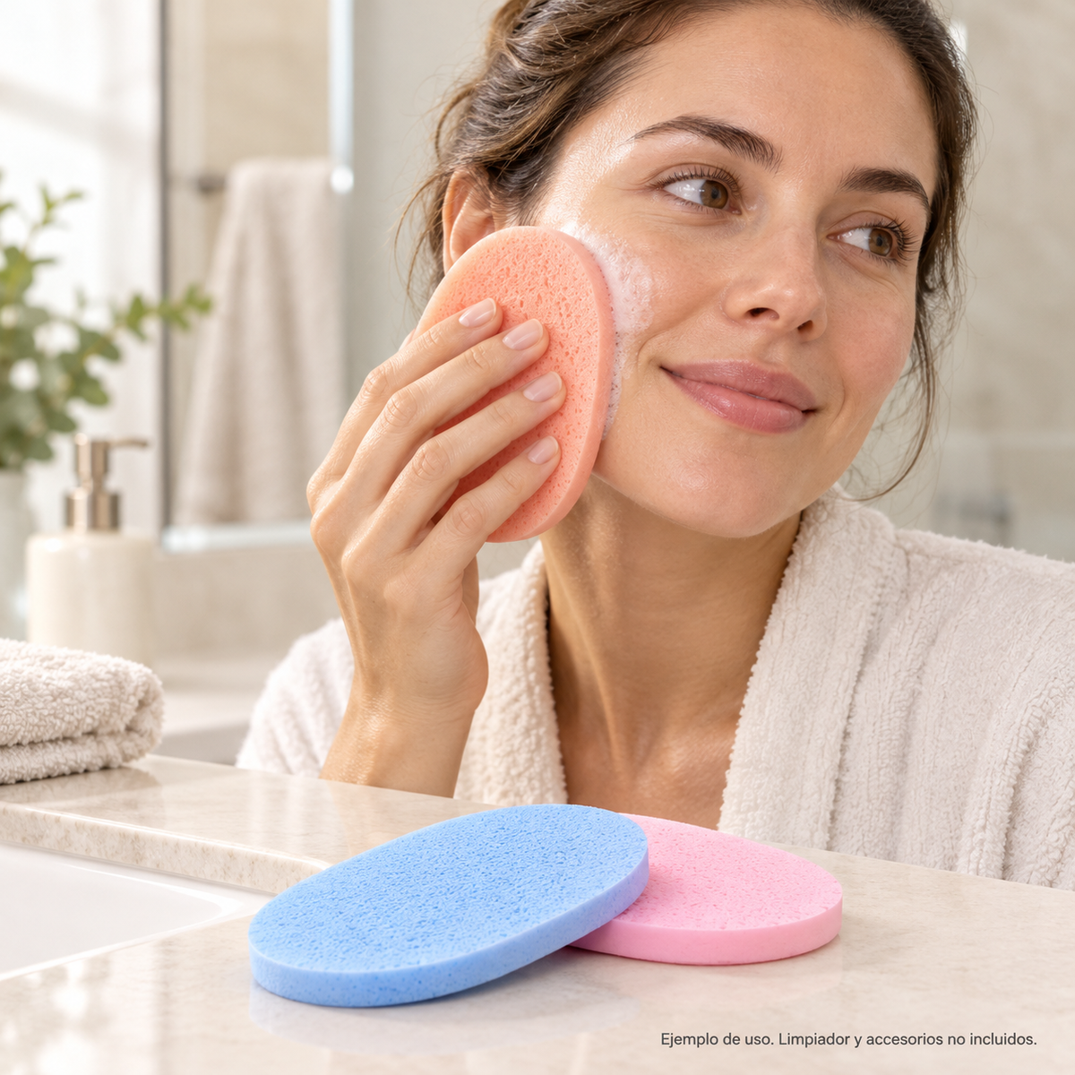 Esponjas Humeda Limpieza Facial De Calidad Premium X3un